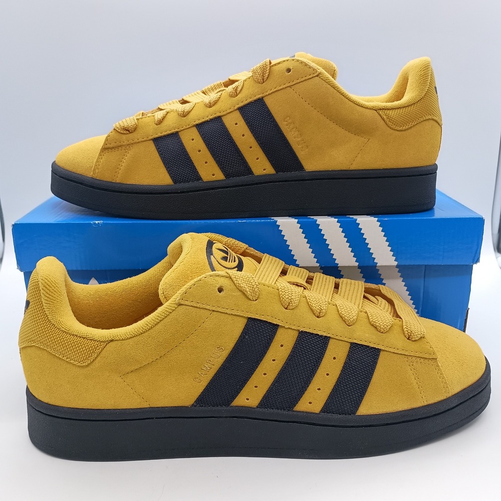 Adidas Campus 00s Yellow Core Black JI3308 Mens Size 11.5 Sneakers NEW